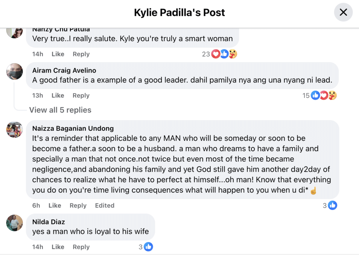 Facebook/Kylie Padilla